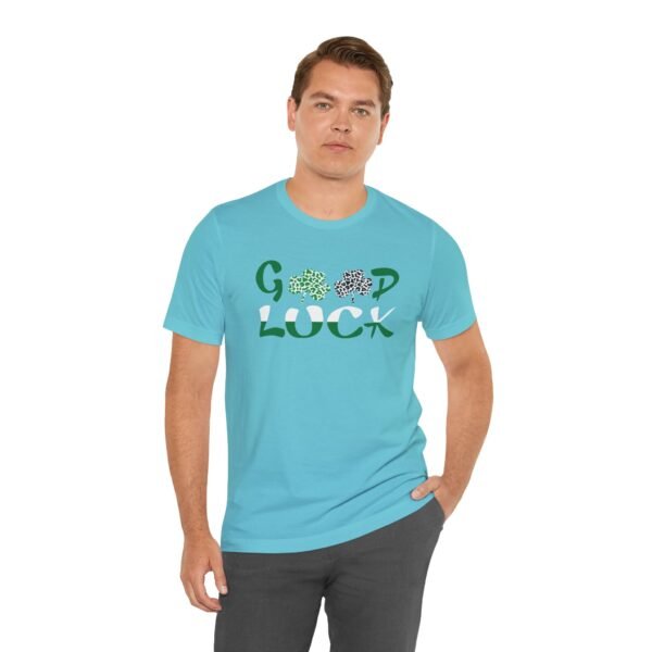 Clover Leaf Good Luck Jersey Short Sleeve Tee Shirt - Image 5