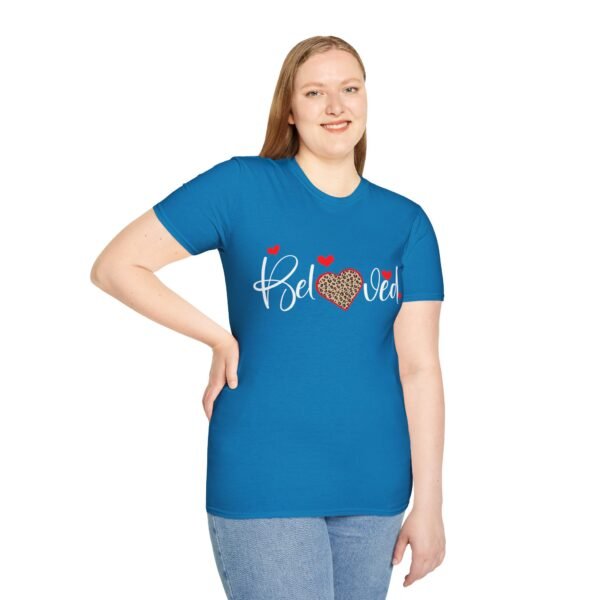 Beloved Leopard Heart Unisex T Shirt - Image 9