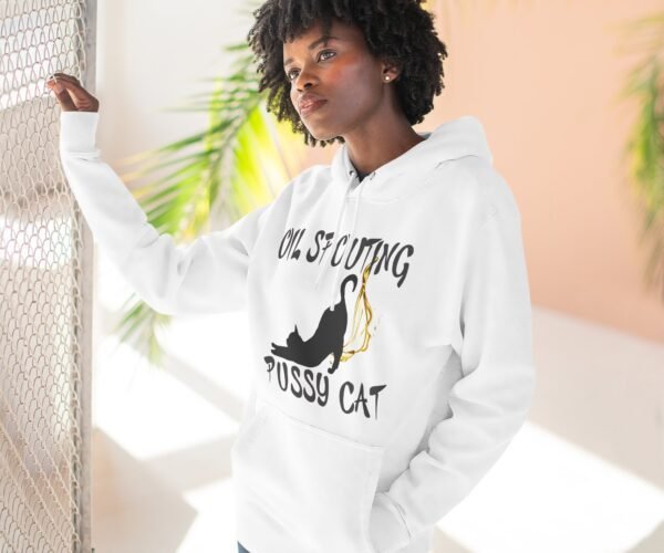 Alternative view of Pussy Cat Three-Panel Fleece Hoodie
