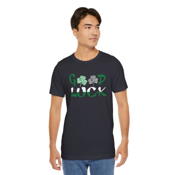 Clover Leaf Good Luck Jersey Short Sleeve Tee Shirt - Image 4