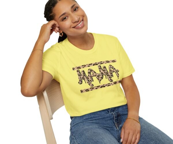 MAMA Leopard Print Unisex T Shirt