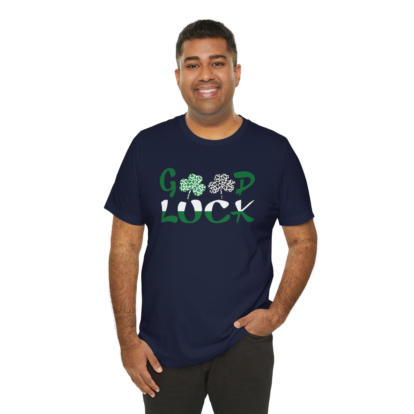 Clover Leaf Good Luck Jersey Short Sleeve Tee Shirt