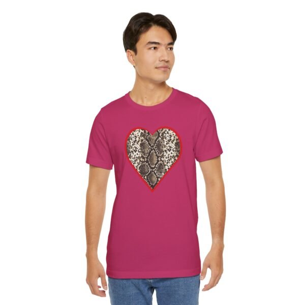 Snake Heart Unisex T Shirt - Image 9