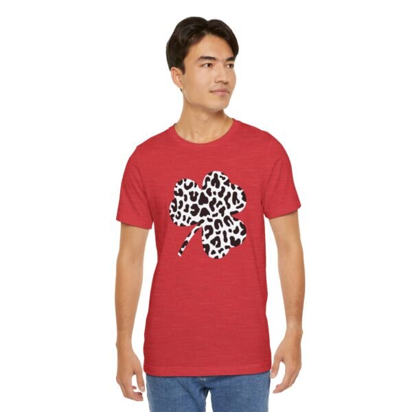 Black and White Clover Leaf Tee Shirt - Image 8