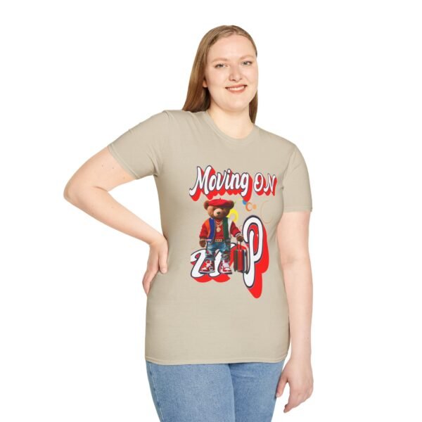 Moving On Up Teddy Unisex T Shirt - Image 4