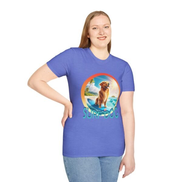 Surf Dog Teddy Unisex T Shirt - Image 2