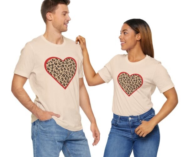 Leopard Heart T Shirt