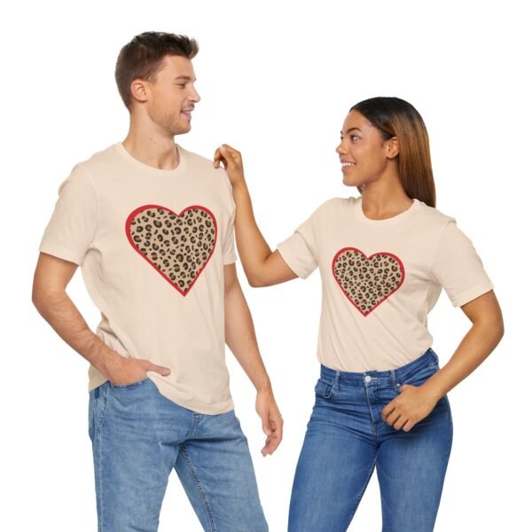 Leopard Heart T Shirt