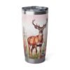 Deer and Wild Flowers Vagabond 20oz Tumbler