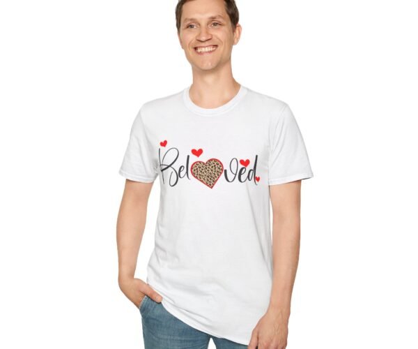 Alternative view of Beloved Leopard Heart Unisex T Shirt
