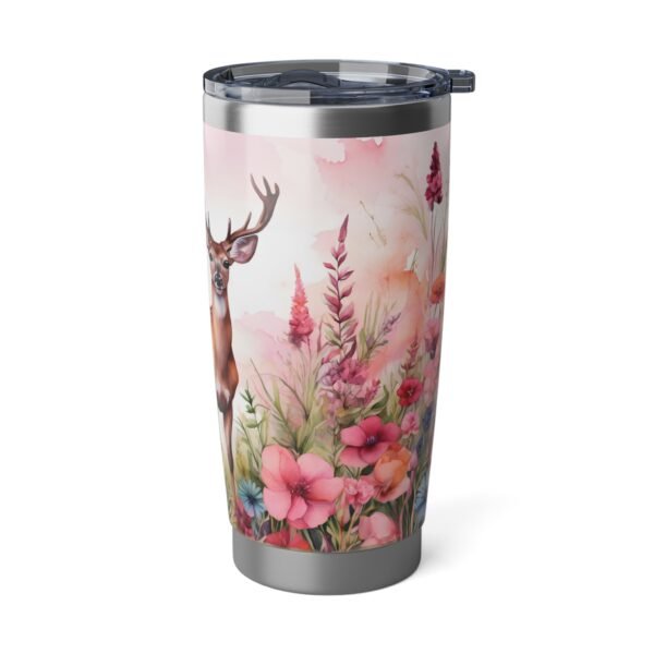 Deer and Wild Flowers Vagabond 20oz Tumbler - Image 4