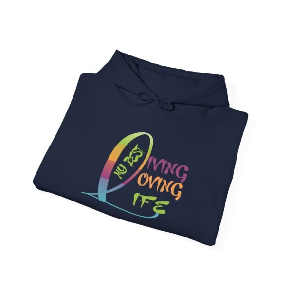 Living Loving My Best Life Unisex Heavy Blend™ Hooded Sweatshirt - Image 23