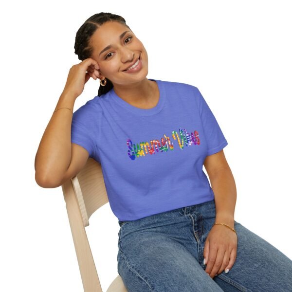 Summer Vibes Multicolor  Unisex T Shirt - Image 13