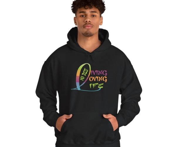 Living Loving My Best Life Unisex Heavy Blend™ Hooded Sweatshirt