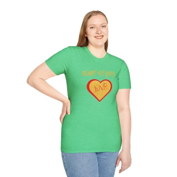 Heart of Gold Unisex Soft style T-Shirt - Image 6