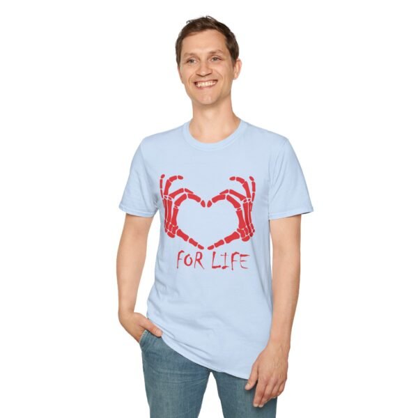 Love Skeleton Heart For Live Unisex T Shirt - Image 6