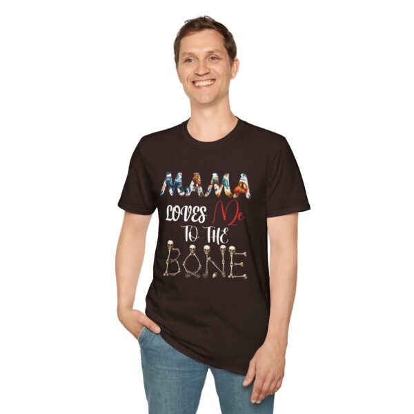 MAMA Loves Me To The Bone Unisex Graphic Tee Shirt - Image 4
