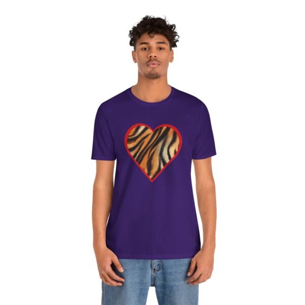 Tiger Heart Unisex Jersey Short Sleeve Tee Shirt - Image 7