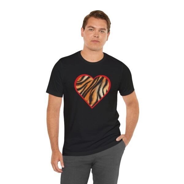 Tiger Heart Unisex Jersey Short Sleeve Tee Shirt - Image 3