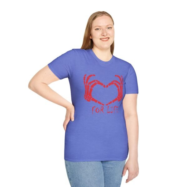 Love Skeleton Heart For Live Unisex T Shirt - Image 7
