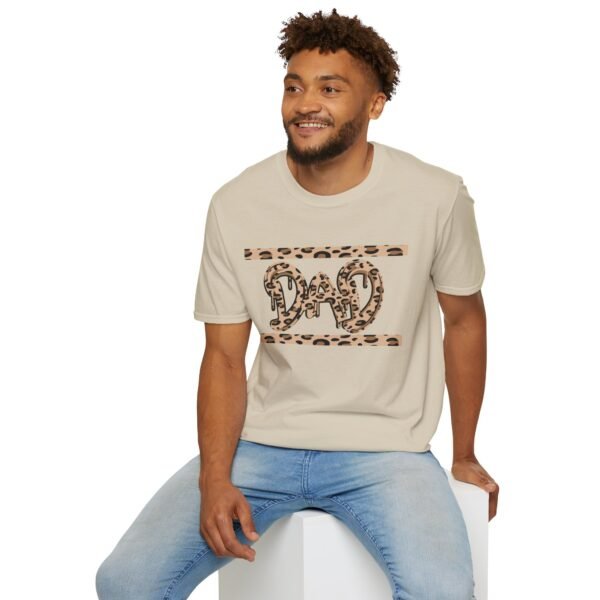DAD Leopard Print Unisex T Shirt - Image 3