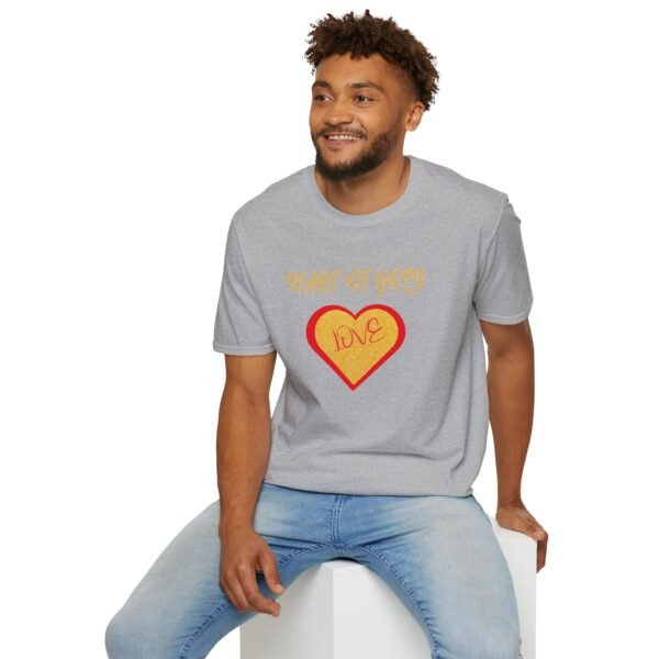 Heart of Gold Unisex Soft style T-Shirt - Image 2