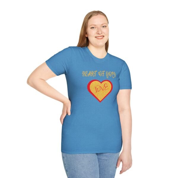 Heart of Gold Unisex Soft style T-Shirt - Image 7