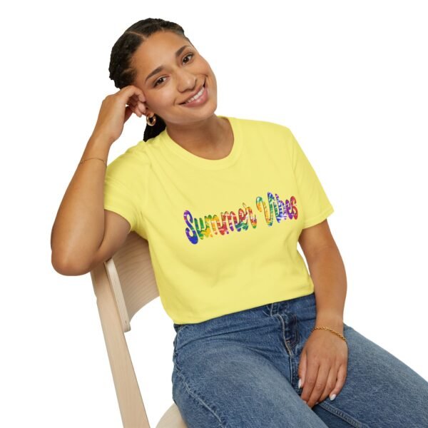 Summer Vibes Multicolor  Unisex T Shirt - Image 3