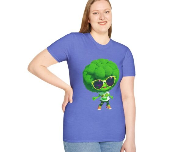 Green Broccoli and Clover T Shirt