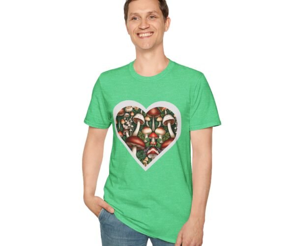 Mushroom Heart Unisex T Shirt