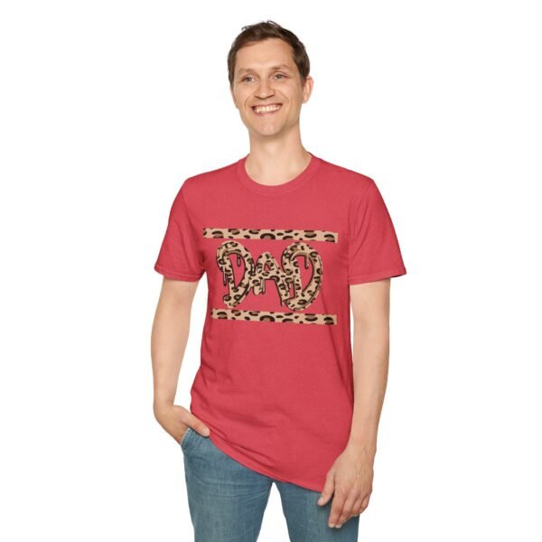 DAD Leopard Print Unisex T Shirt - Image 9