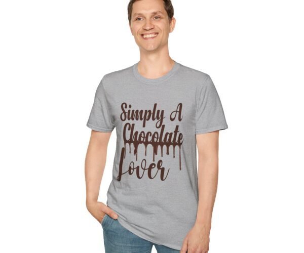 Alternative view of Simply A Chocolate  Lover Unisex T Shirt