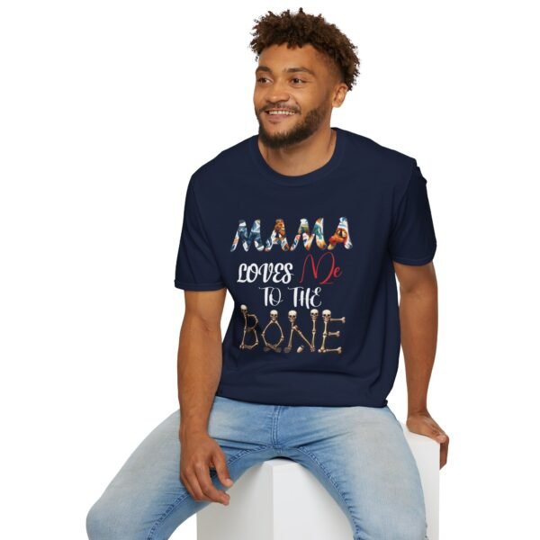 MAMA Loves Me To The Bone Unisex Graphic Tee Shirt - Image 2