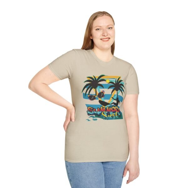 Summer Surf Unisex T Shirt - Image 3