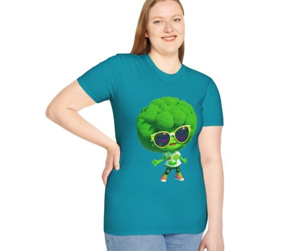 Alternative view of Green Broccoli and Clover T Shirt