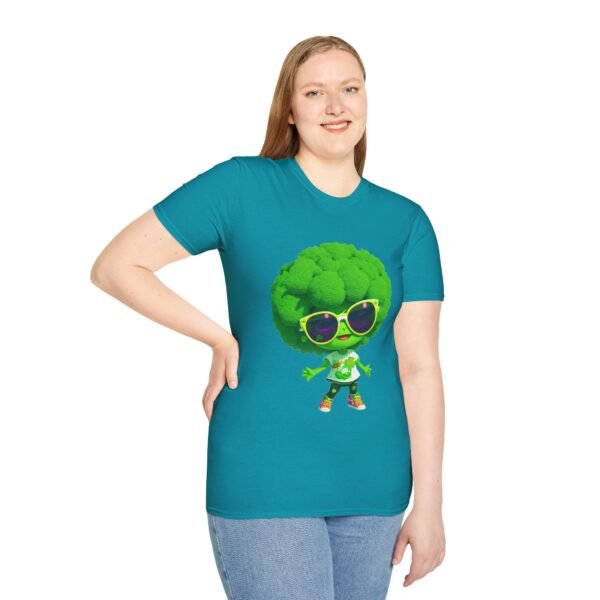 Green Broccoli and Clover T Shirt - Image 2