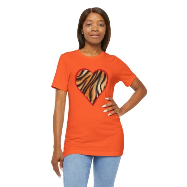 Tiger Heart Unisex Jersey Short Sleeve Tee Shirt - Image 2