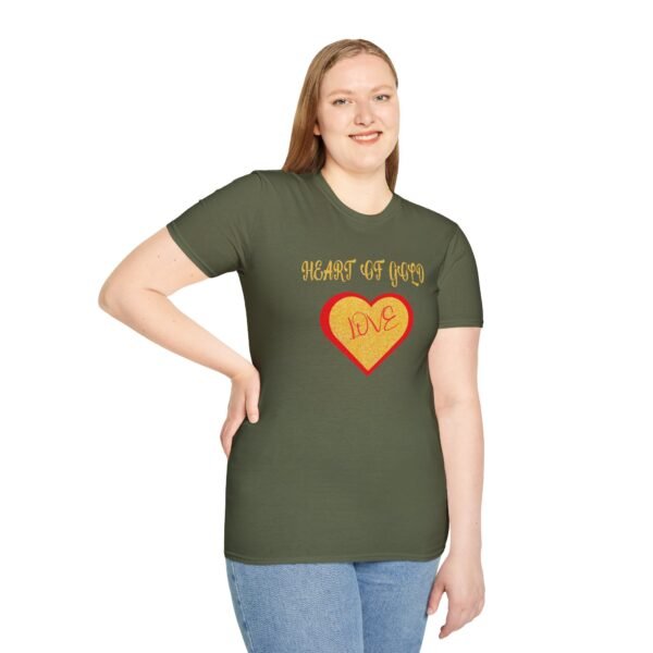 Heart of Gold Unisex Soft style T-Shirt - Image 3
