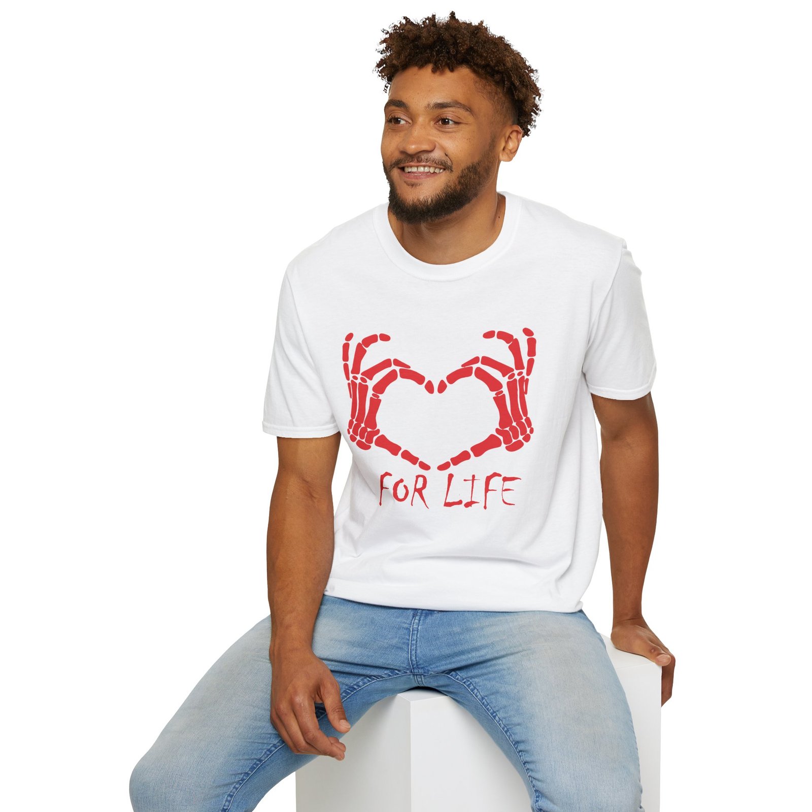Love Skeleton Heart For Live Unisex T Shirt