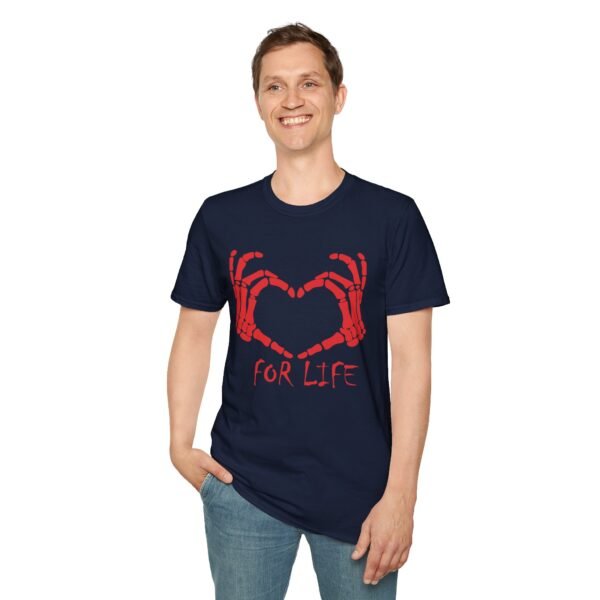 Love Skeleton Heart For Live Unisex T Shirt - Image 9