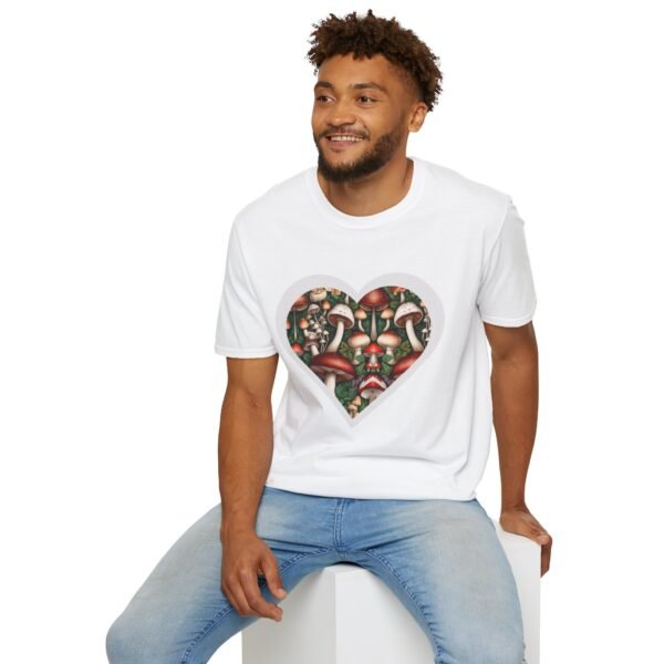 Mushroom Heart Unisex T Shirt - Image 2