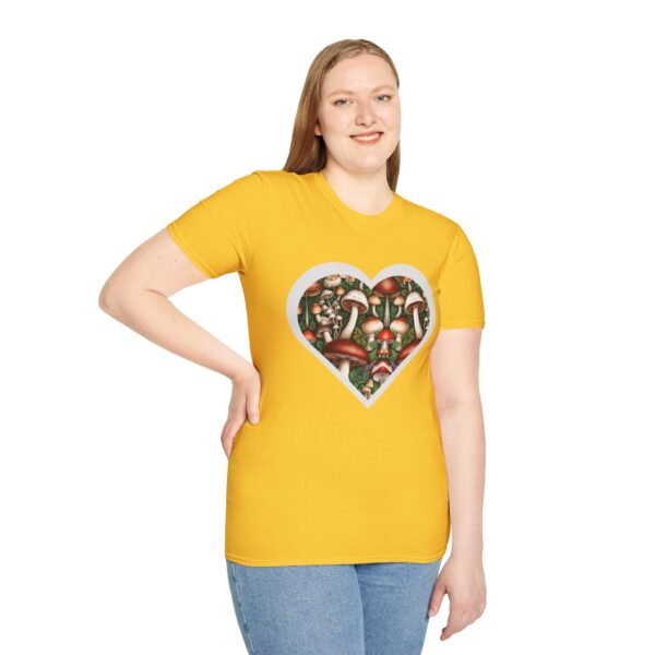 Mushroom Heart Unisex T Shirt - Image 9
