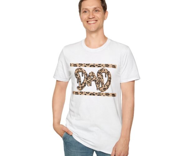 Alternative view of DAD Leopard Print Unisex T Shirt
