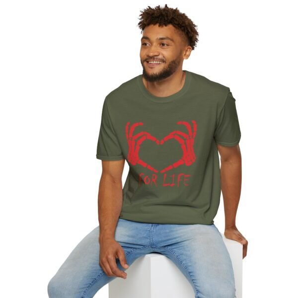 Love Skeleton Heart For Live Unisex T Shirt - Image 4