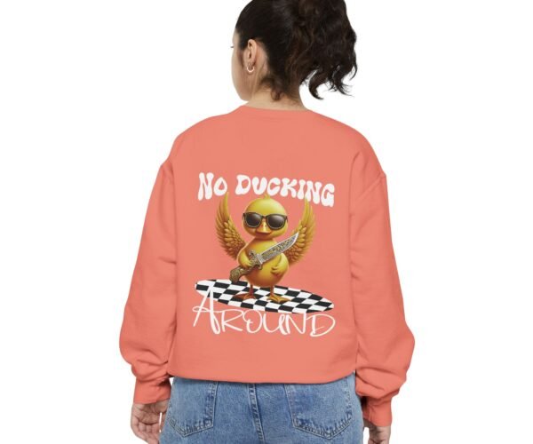 Unisex Graphic Design Funny " No Ducking Around" Hoodie